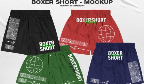 CreativeMarket - Boxer Short - Mockup 6316475