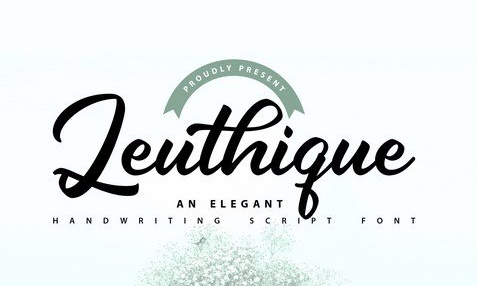 Leuthique Elegant Handwriting Script Font