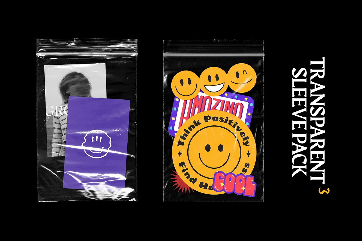 CreativeMarket - Ziplock Plastic Bag Textures 6502289