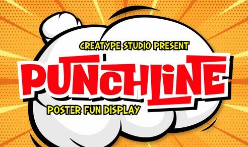 Punchline Poster Business Font