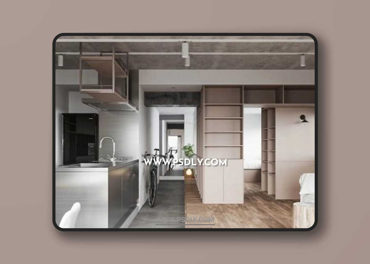 nterior Living Room – Kitchen By Le Hai