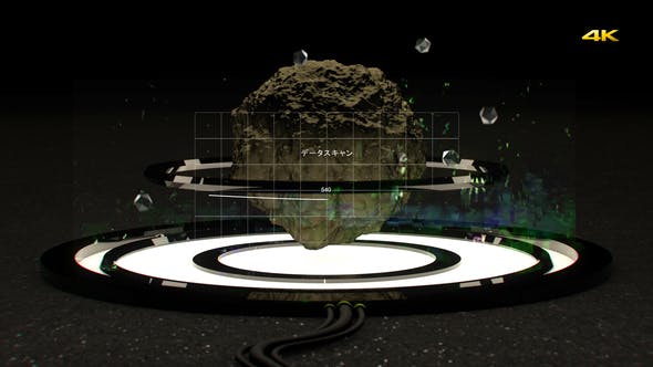 Videohive Hybrid Glitch Miner 4K Logo Reveal 23265257