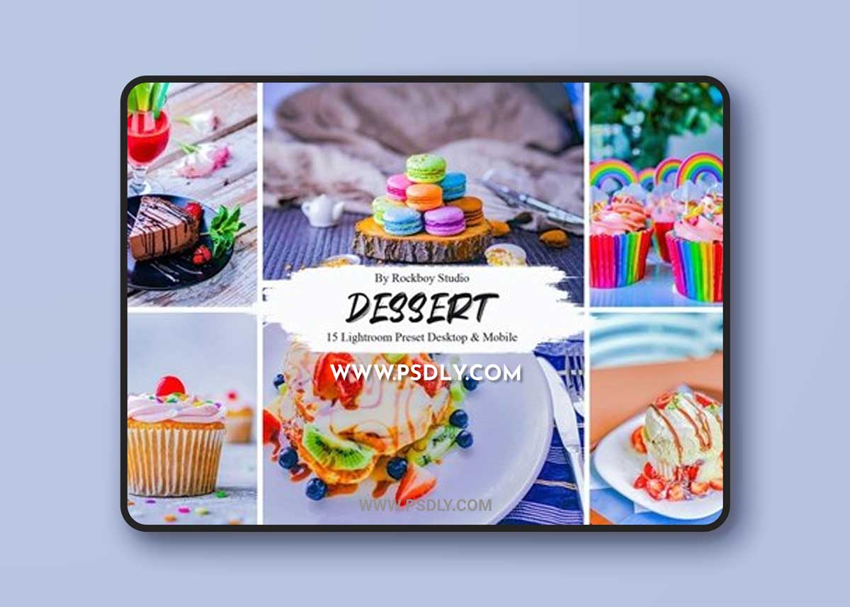 15 Dessert Lightroom Presets