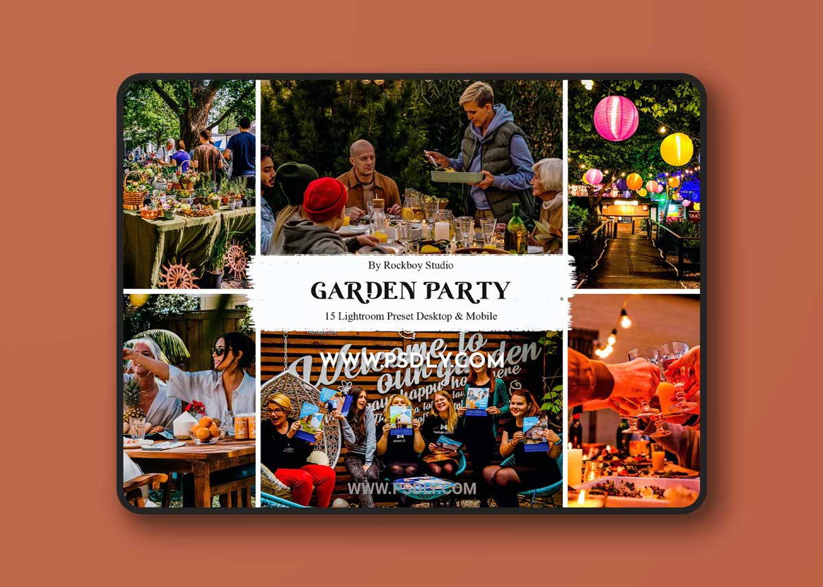 15 Garden Party Lightroom Presets
