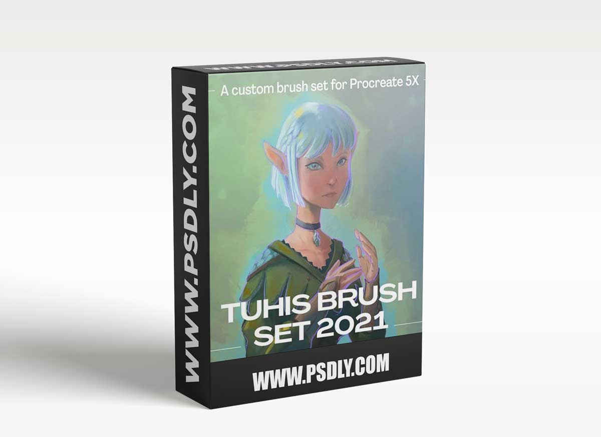 18 Digital Brushes 2021 for Procreate 5X