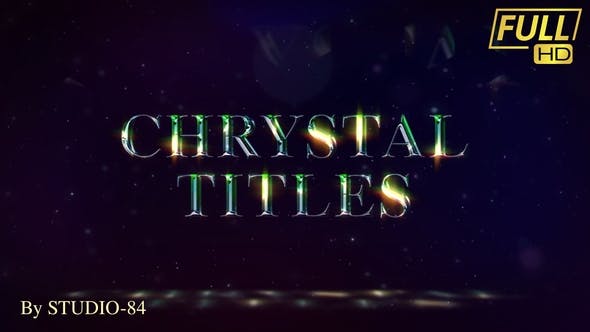Videohive Chrystal Titles 32972637