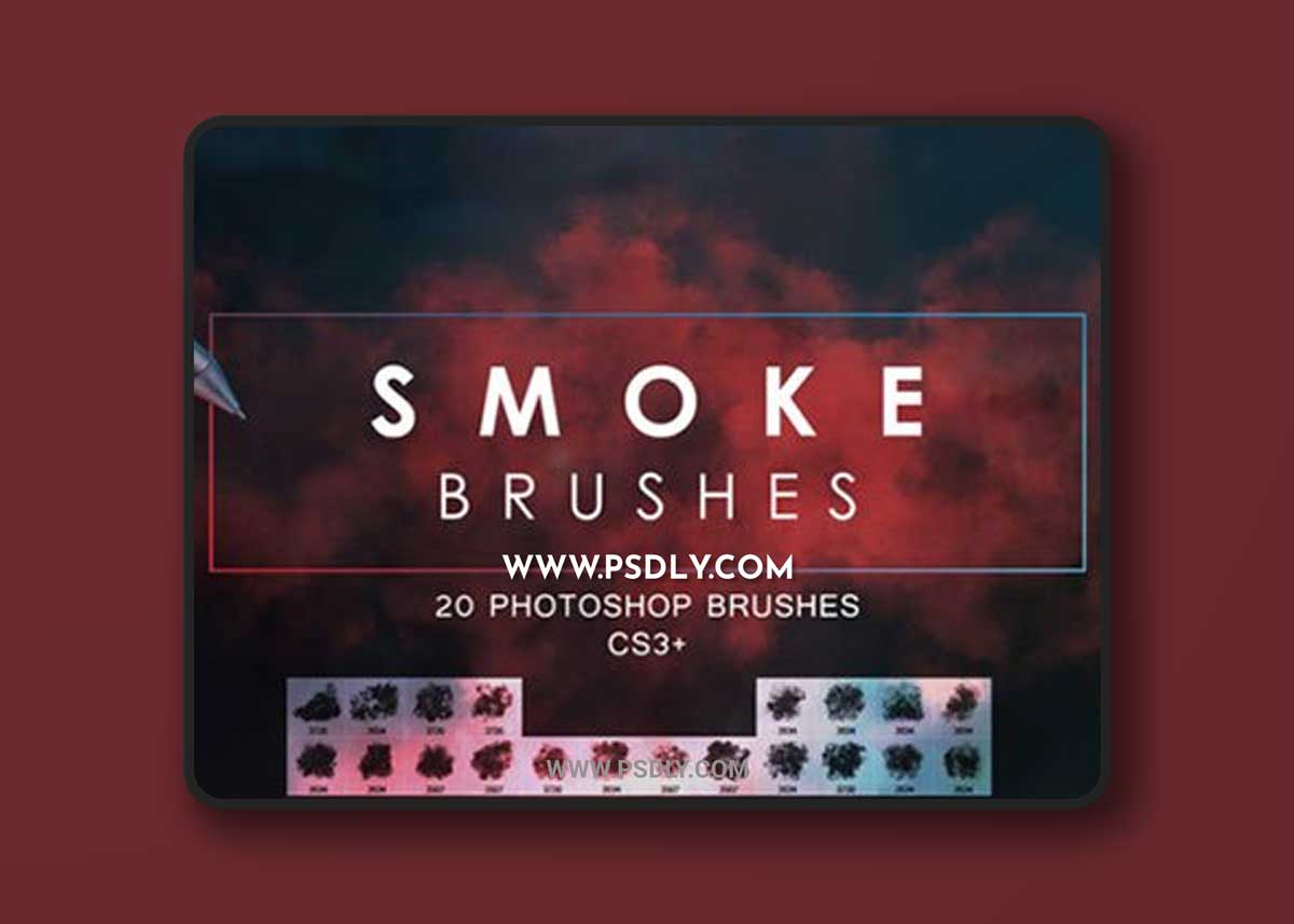 20 Smoke Photoshop Brushes 649874