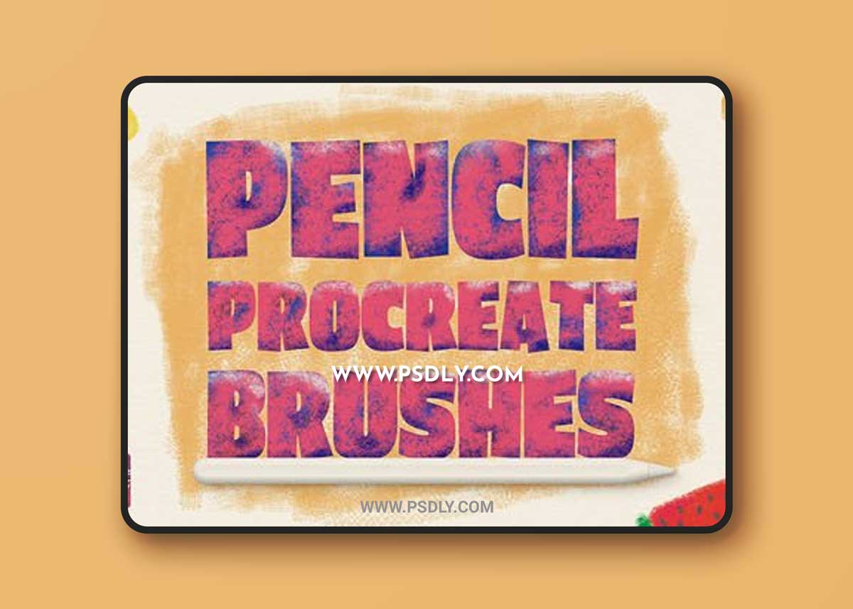 24 Pencil Brushes for Procreate