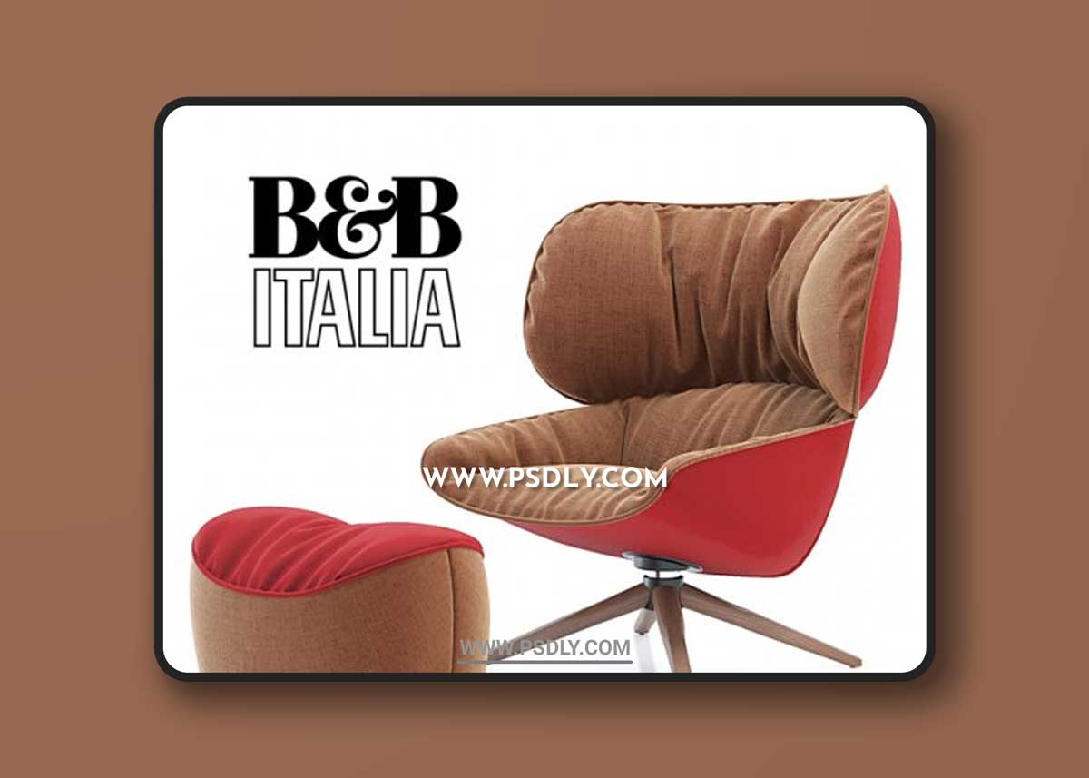 B&B Italia TABANO - 3D Models - 3DSKY
