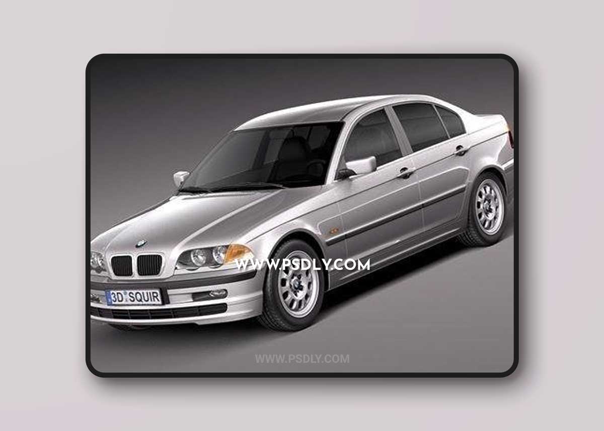 BMW 3-series e46 1998-2001 sedan 3D Model