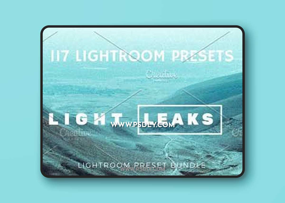 CM - Light Leaks Lightroom Preset Bundle 1006681