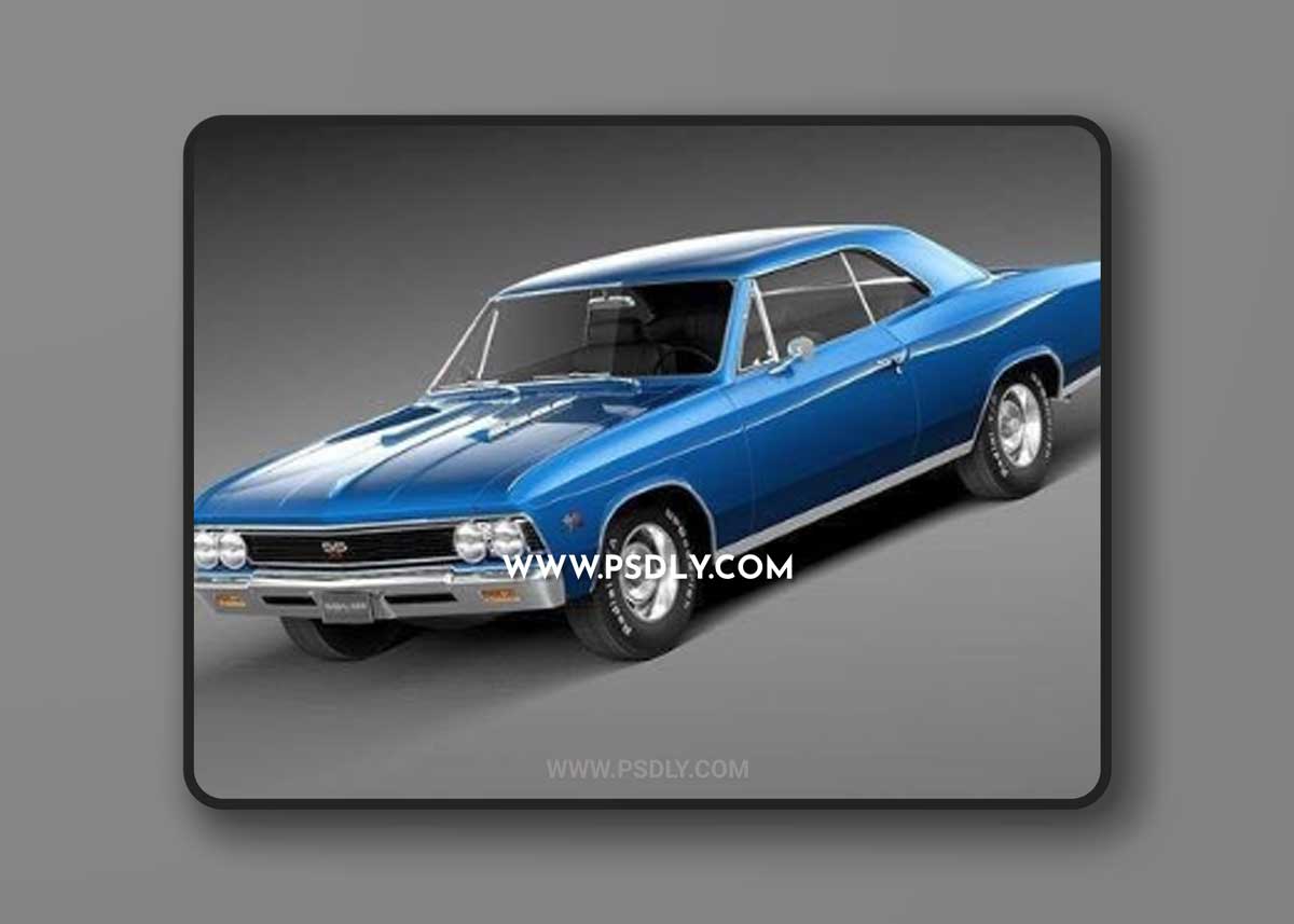 Chevrolet Chevelle SS 1966 3D Model