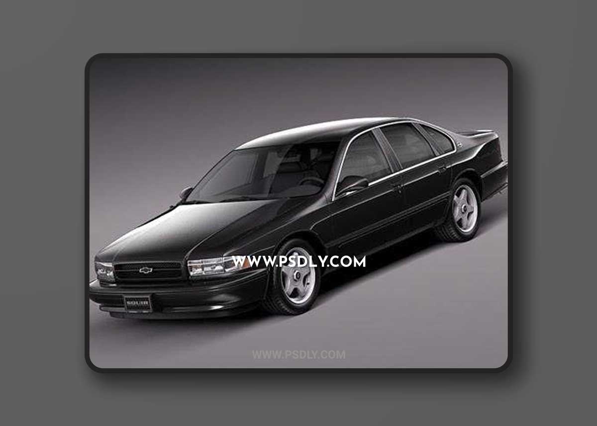 Chevrolet Impala SS 1994-1996 3D Models