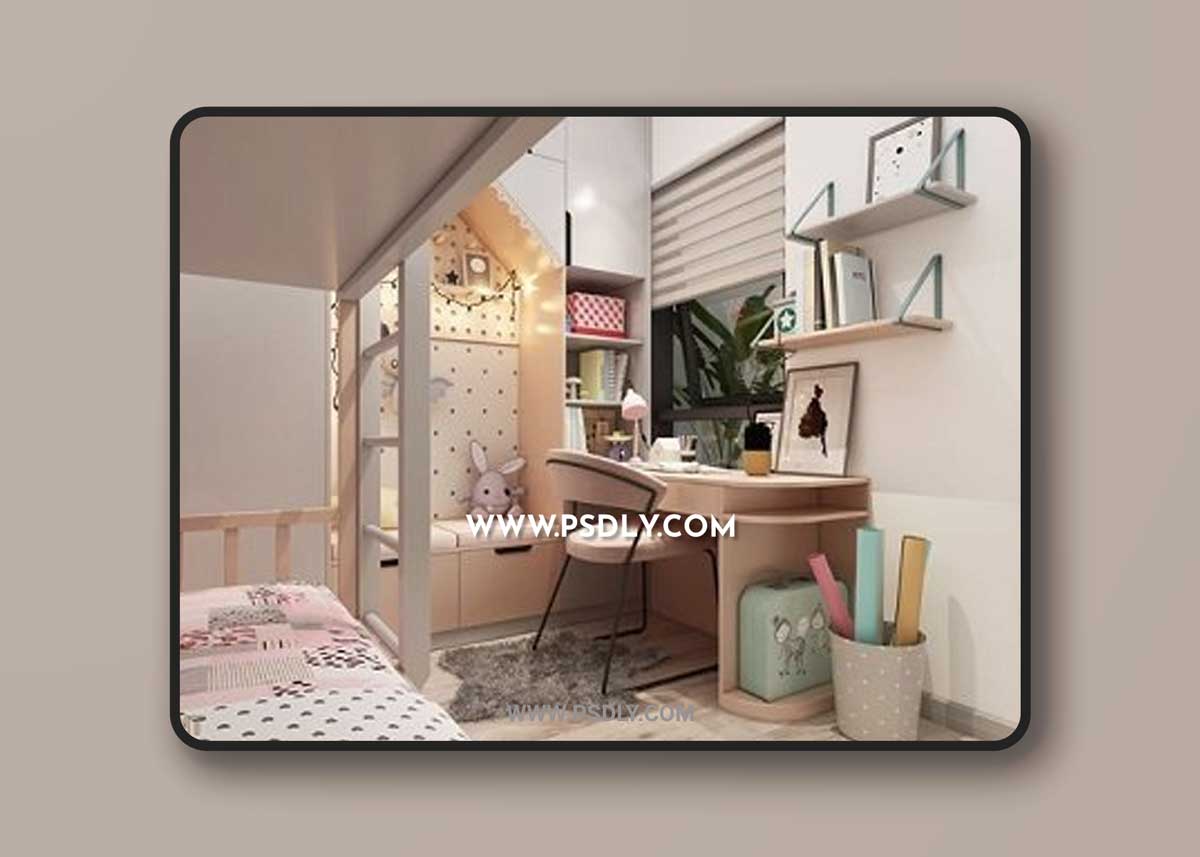 Child Bedroom Model By GemTran 3D Models