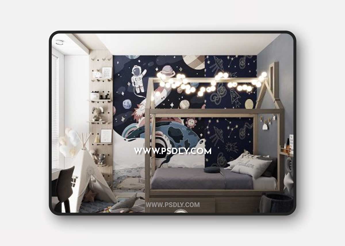 Children Room Interior by Pea Dgn 3D Models