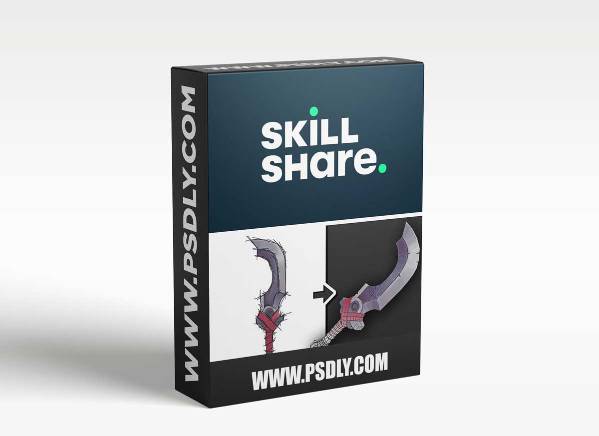 Create a stylized sword using blender 3D