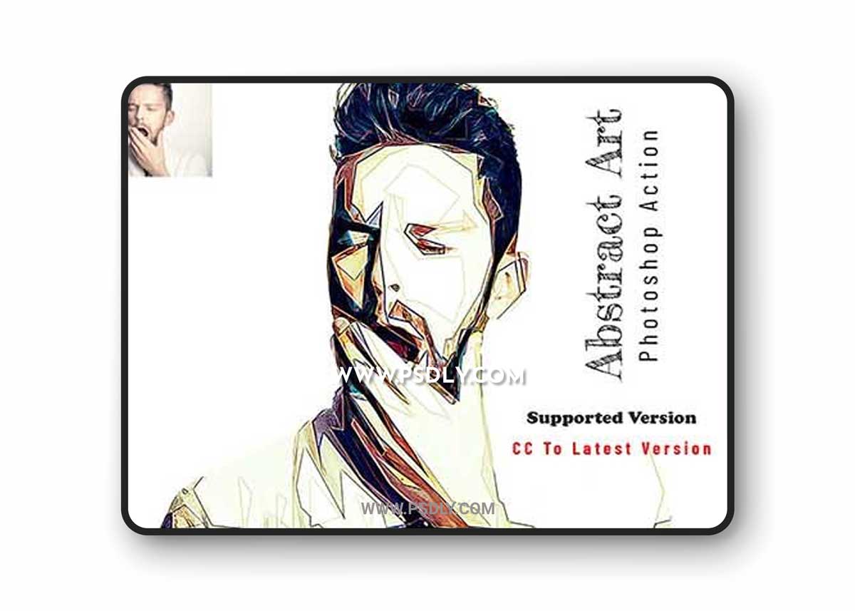 CreativeMarket - Abstract Art Photoshop Action 6634743