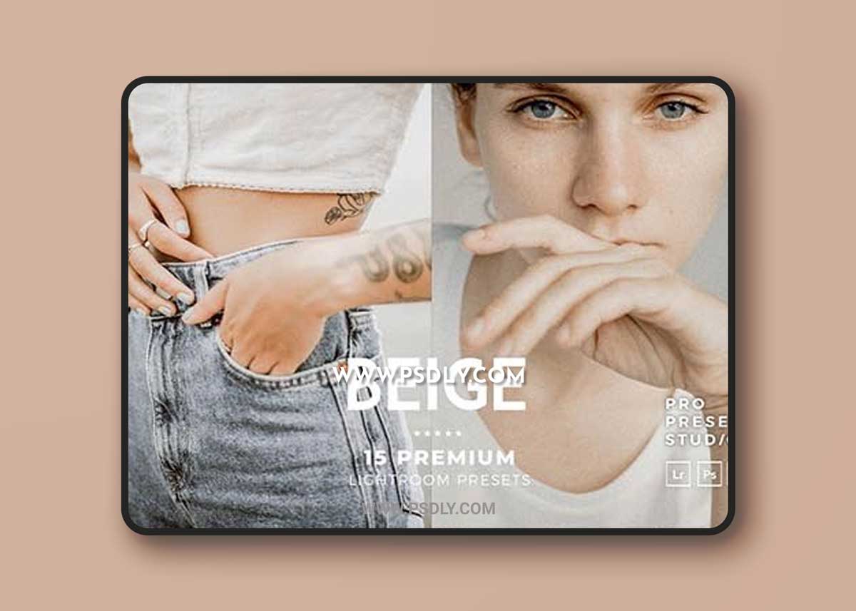 CreativeMarket - Beige 15 Presets for Lightroom 6220386