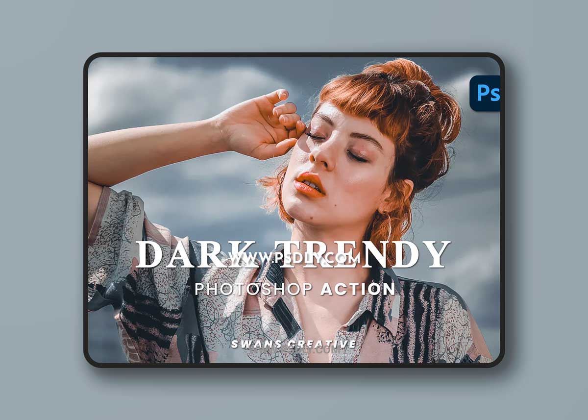 Dark Trendy Photoshop Action