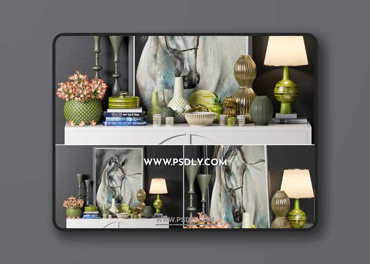 Decorative set-4 3D Model