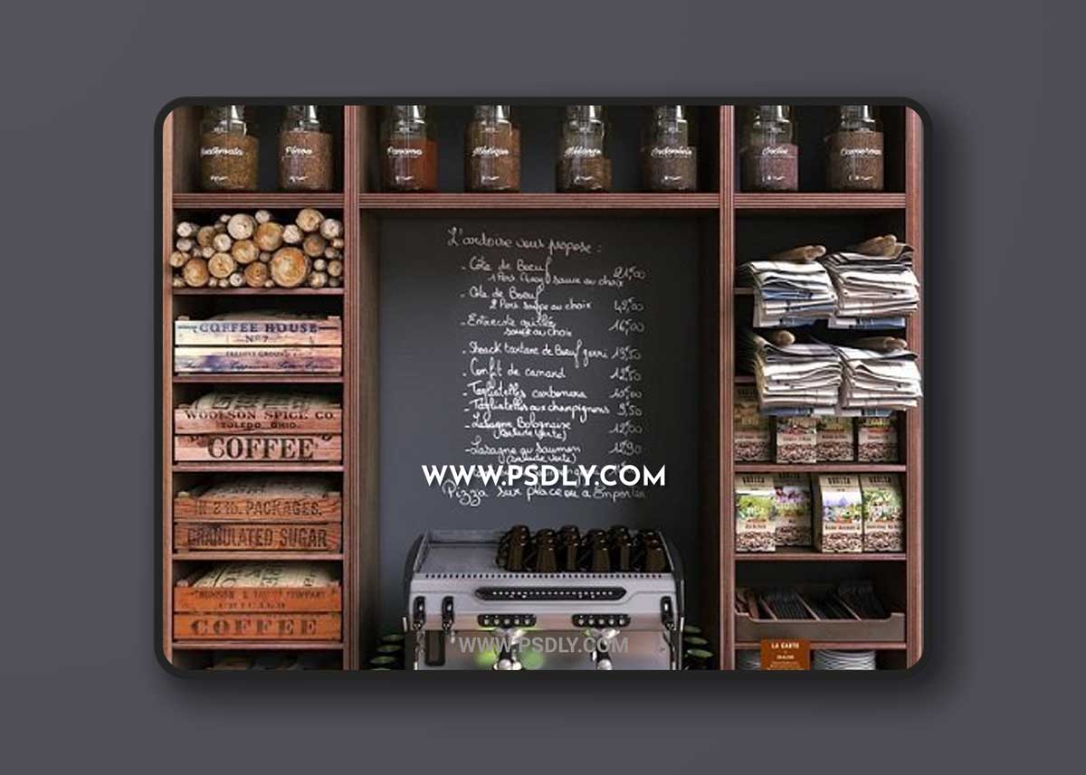 FRANKE T400 2 et les cafes Brulea 3d Model