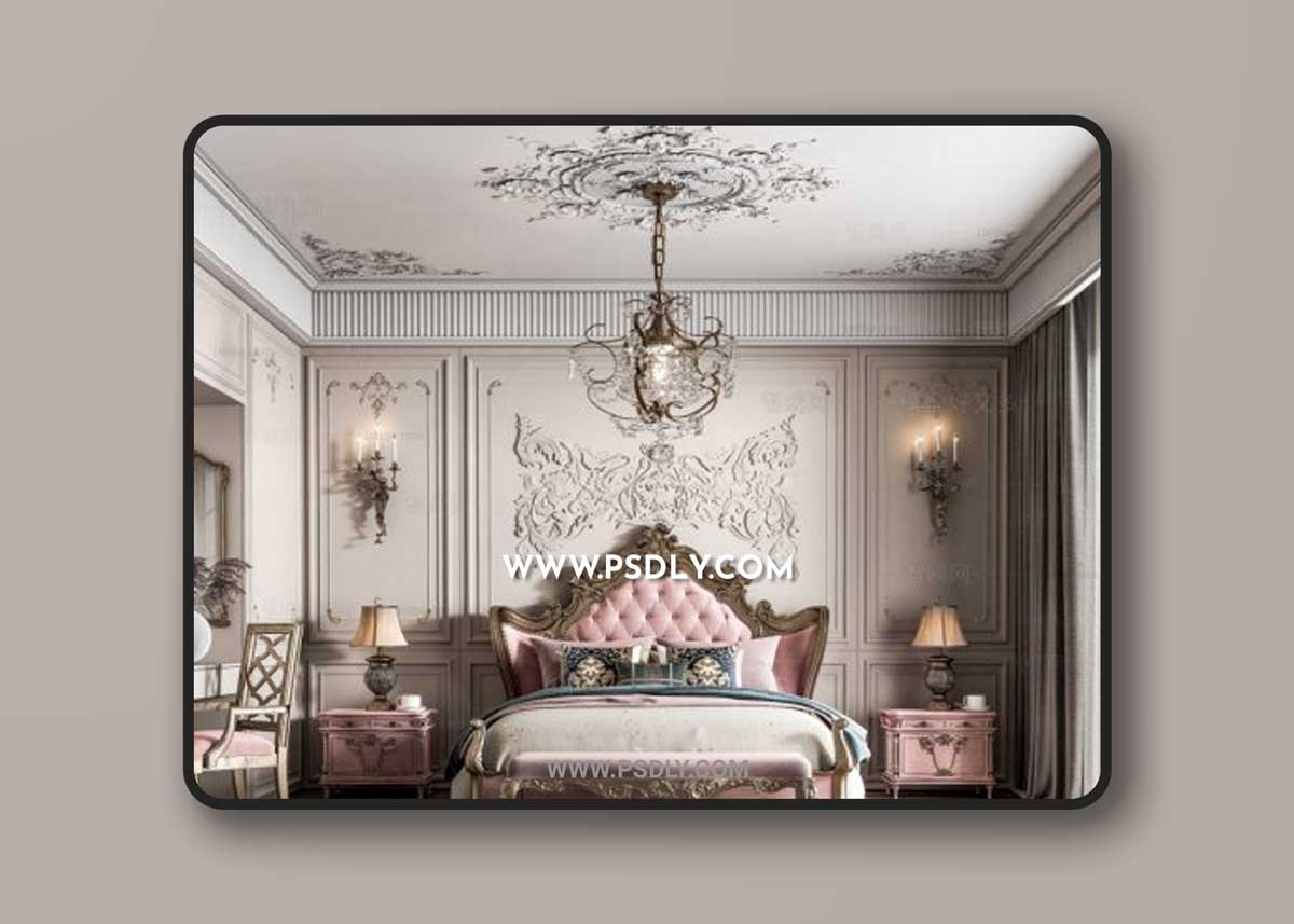 French bedroom 3D Models