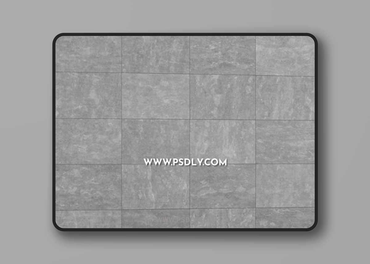 Gray Porcelain Tiles Big Size 6K High Resolution Tileable Texture Corona & Vray