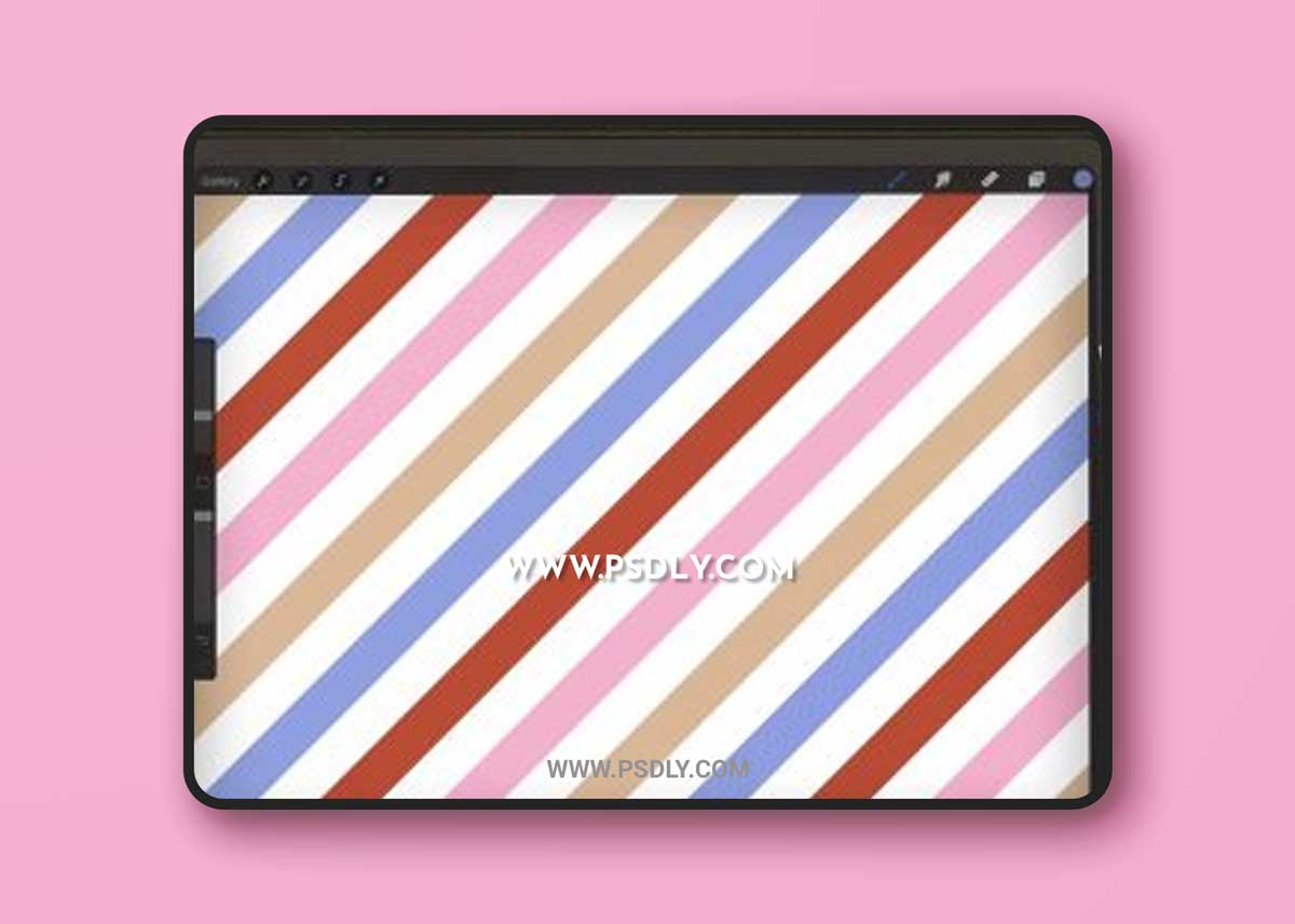 How to Create Stripes and Lines Patterns in Procreate