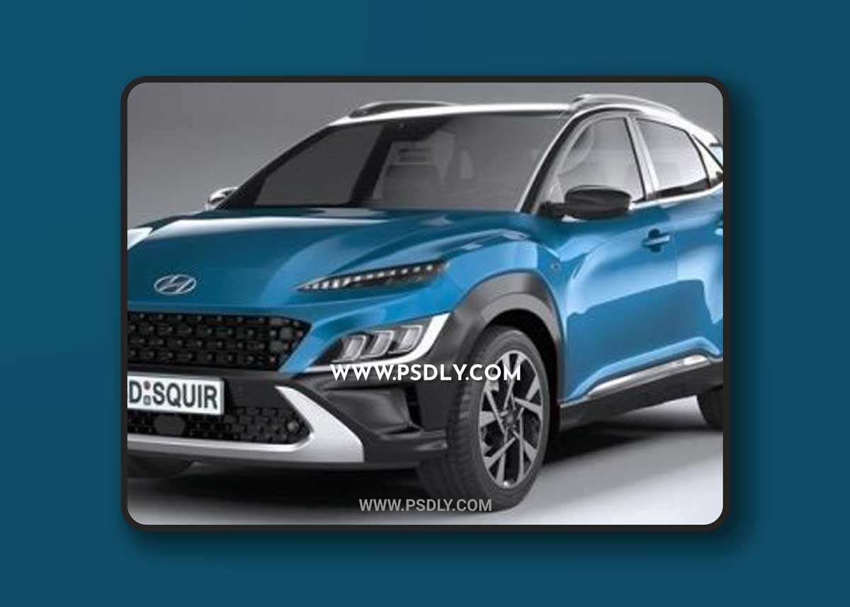 Hyundai Kona 2021 3D Model