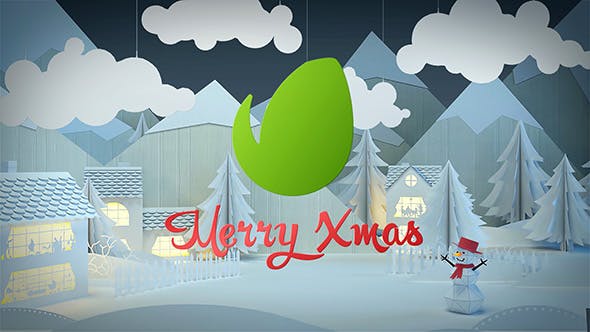 Videohive Christmas & New Year 2022 Logo Opener 21041211