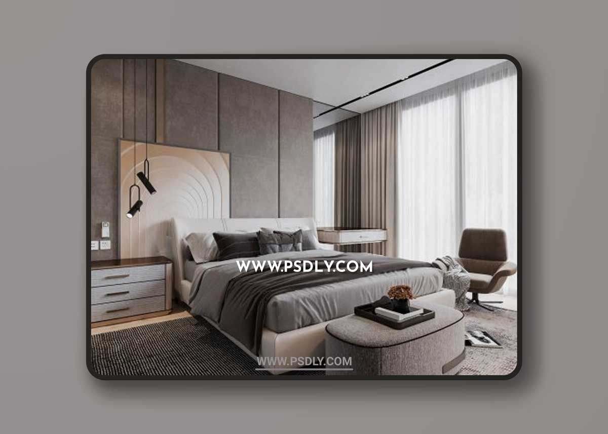 Interior BedRoom Model by Tran Tien Viet