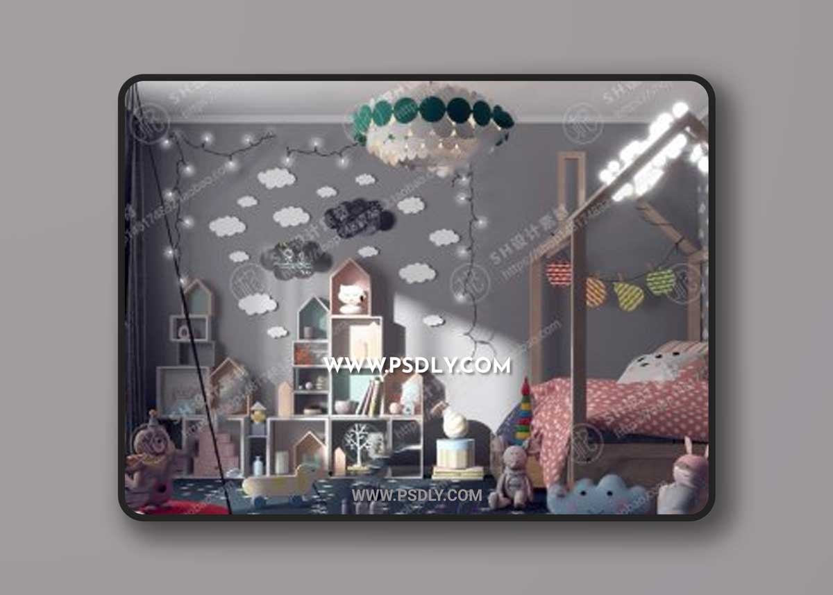 Interior Children Room 53 3D Models