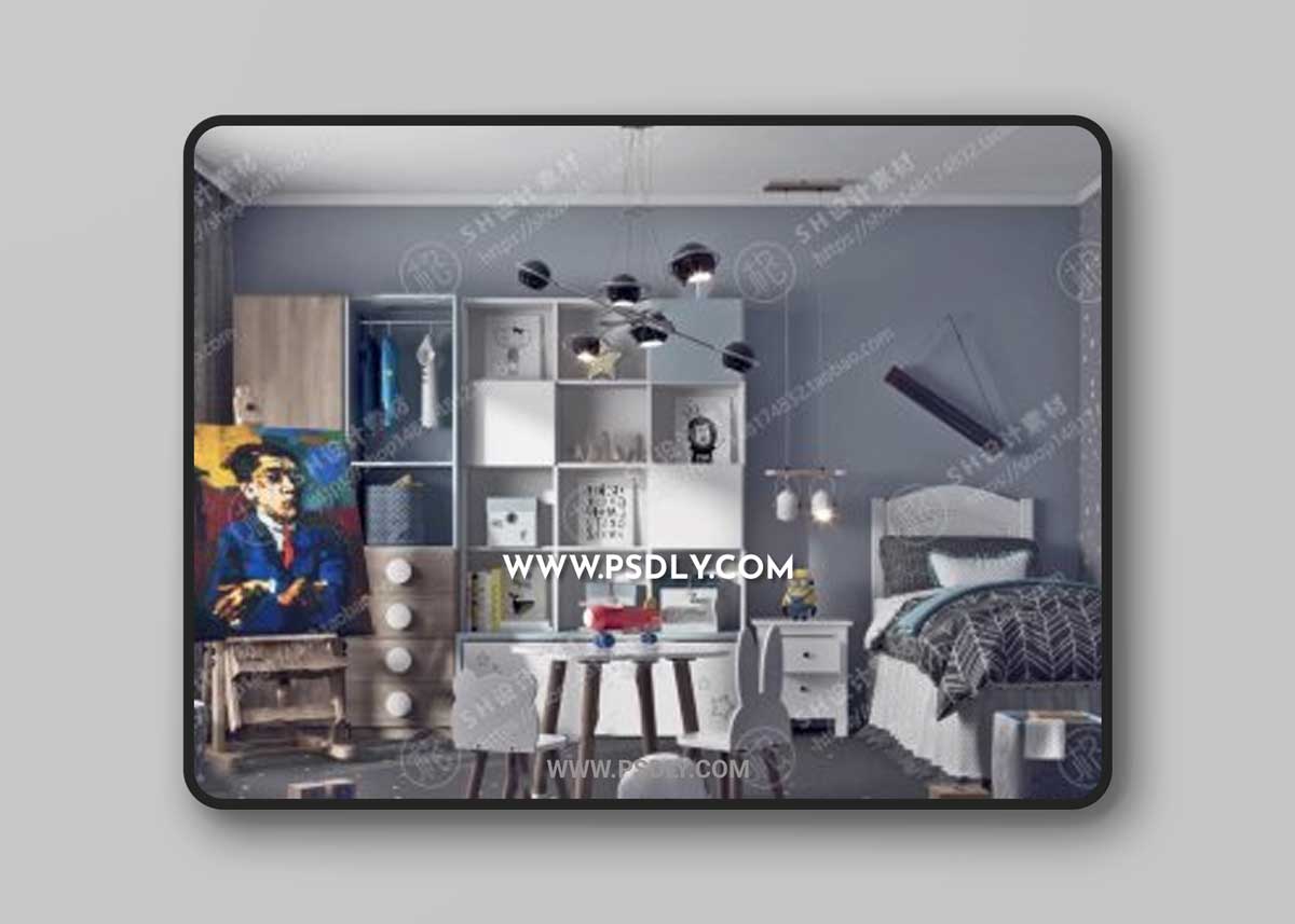 Interior Children Room 55 3D Models