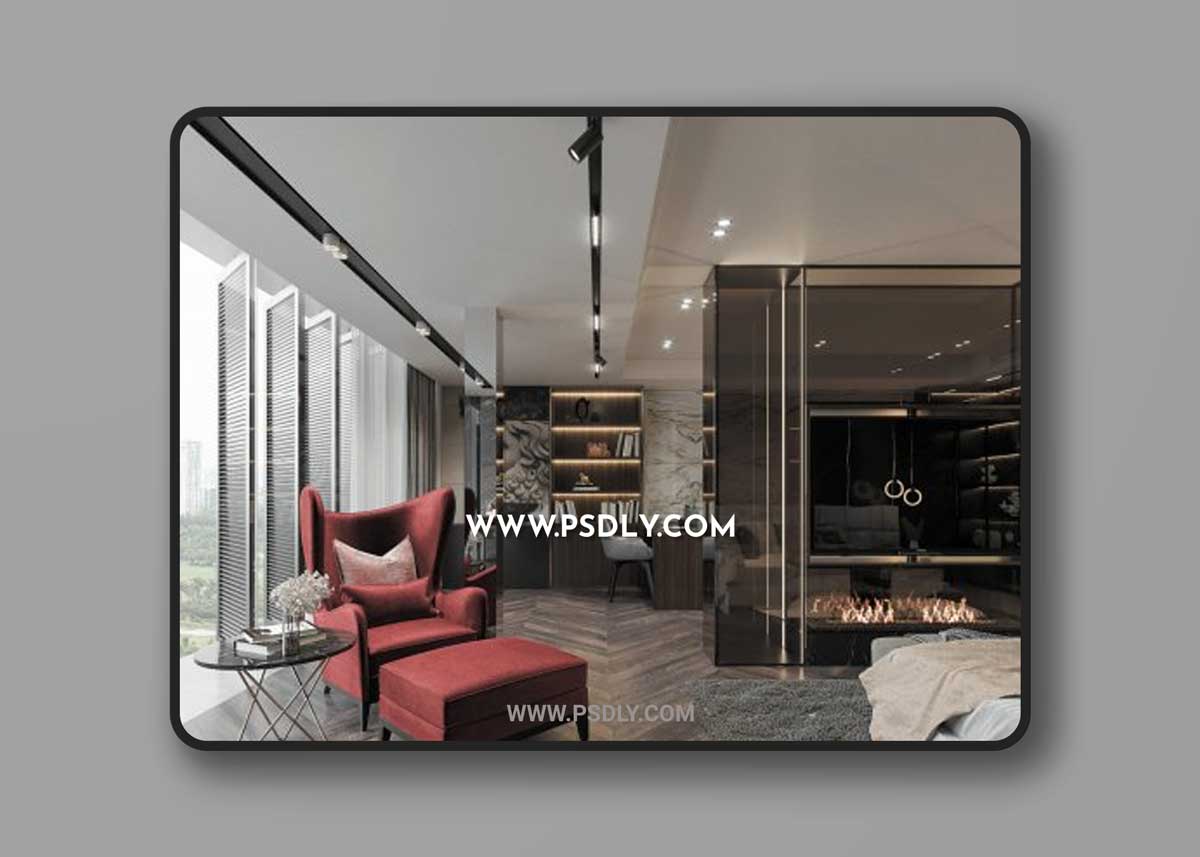 Interior Master Bedroom by Nguyen Ngoc Tung 3D Models