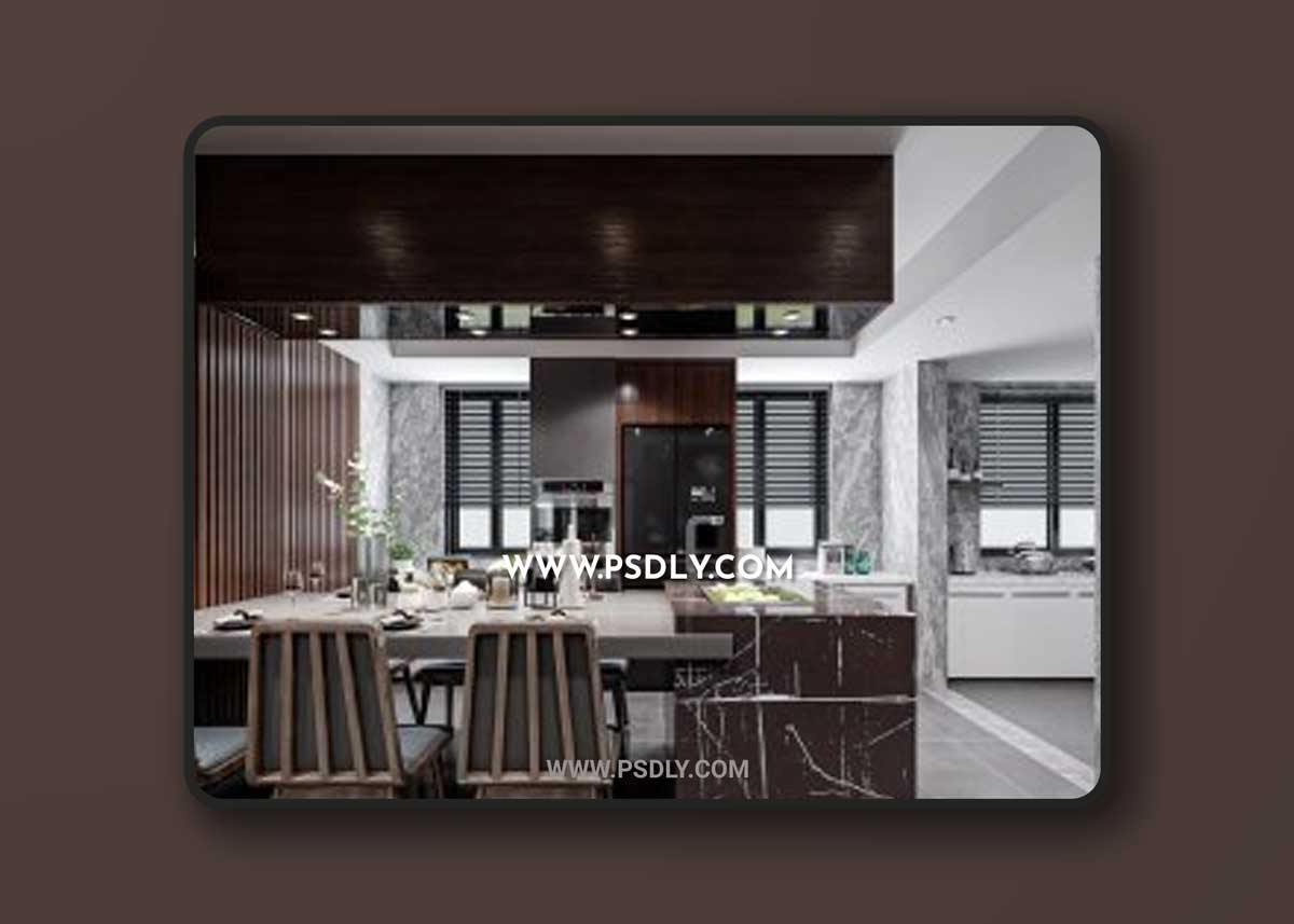 Modern Kitchen 3D Models