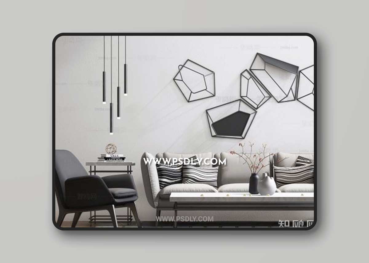 Modern modular sofa 3D Models