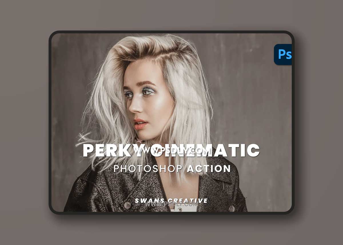 Perky Cinematic Photoshop Action