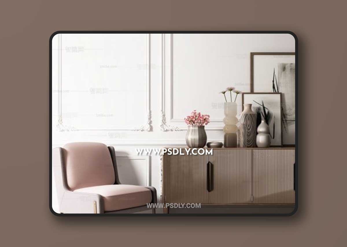 Postmodern side cabinet/porch cabinet single sofa