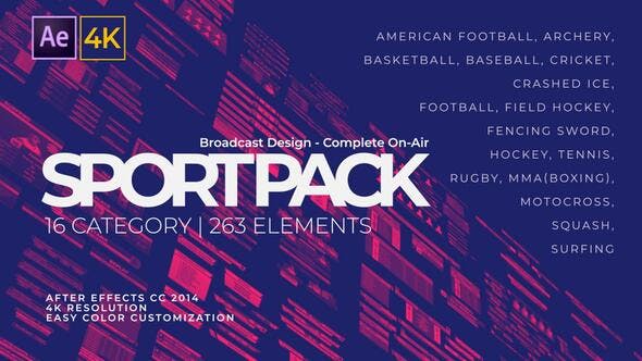 Videohive Sport Pack - Broadcast Design 27680791