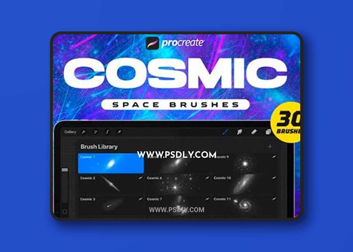 Procreate Cosmic Brushes 19249037