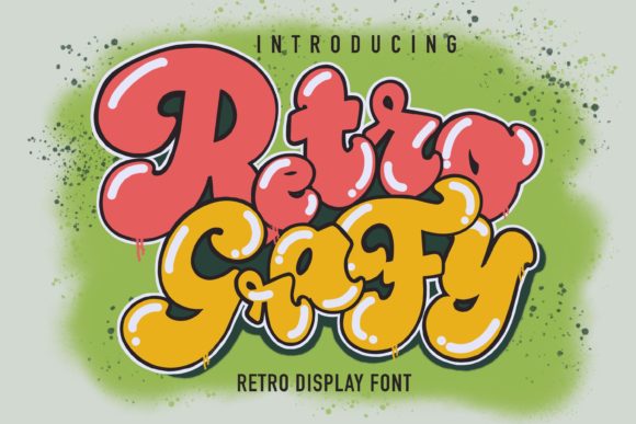 Retro Grafy Font