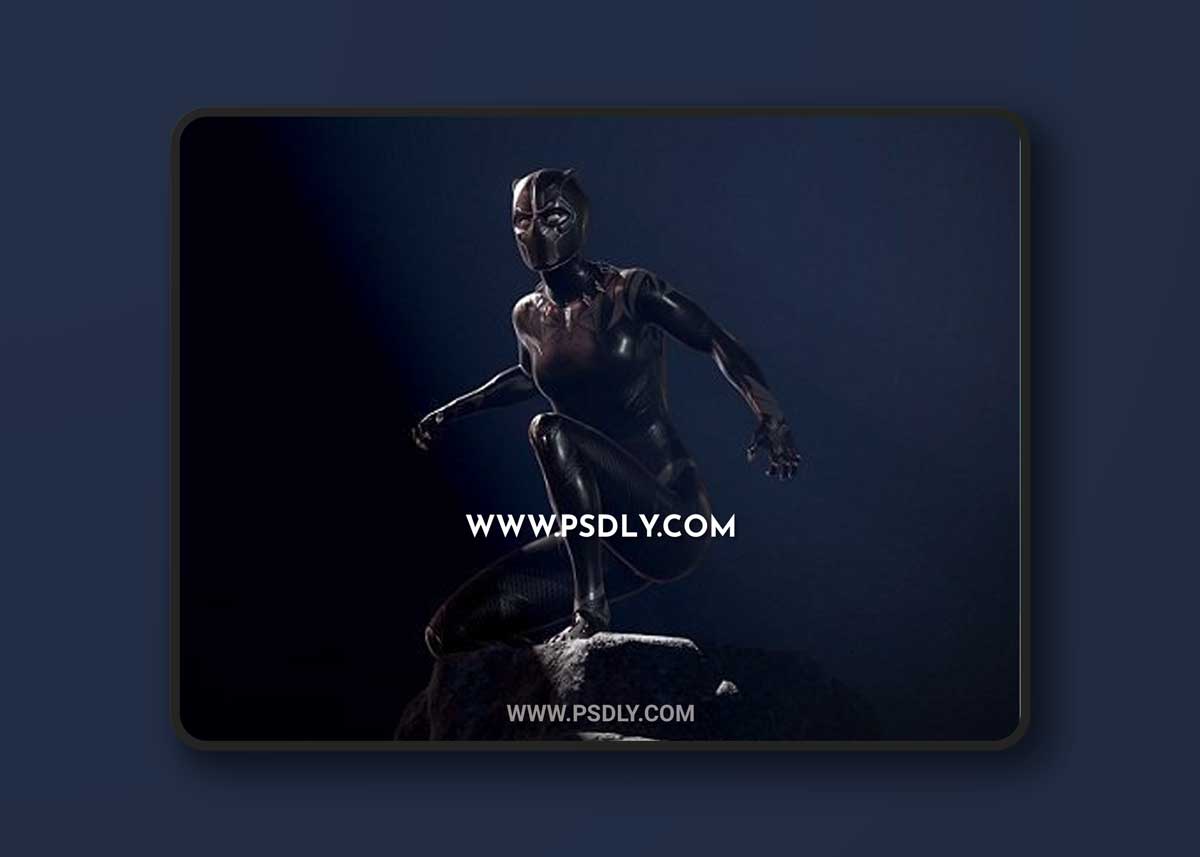 Shuri The Black Panther 3D Model