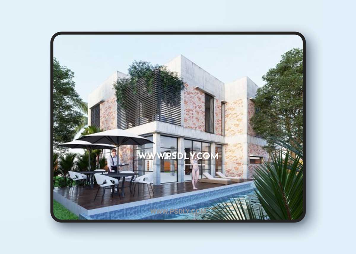 Sketchup Exterior House by Phan Vu Cong 3D Models