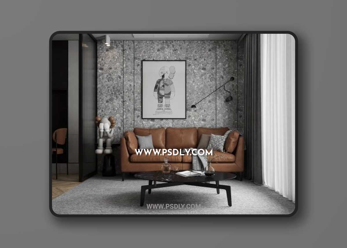 Sketchup Interior Apartment by Le Tuan Luc