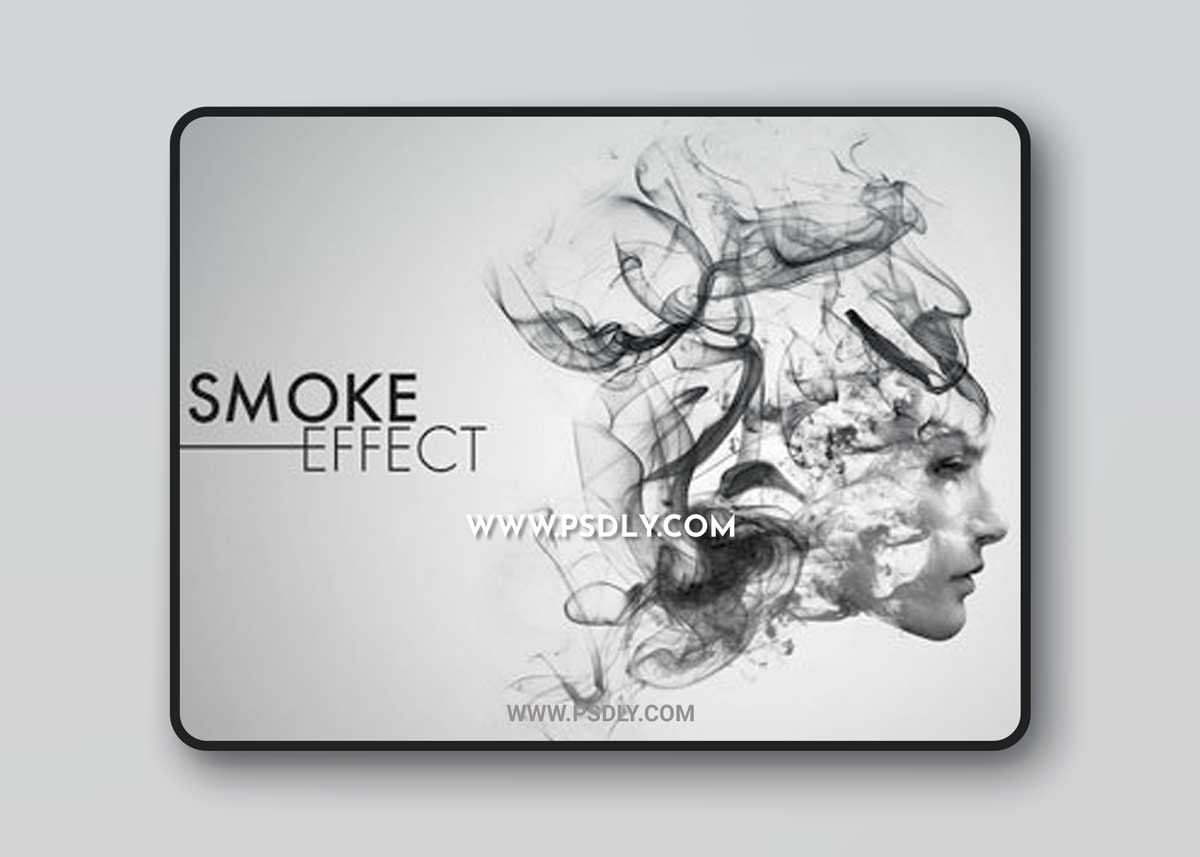 Smoke Photo Effect for Photoshop + Brushes + Tutorial