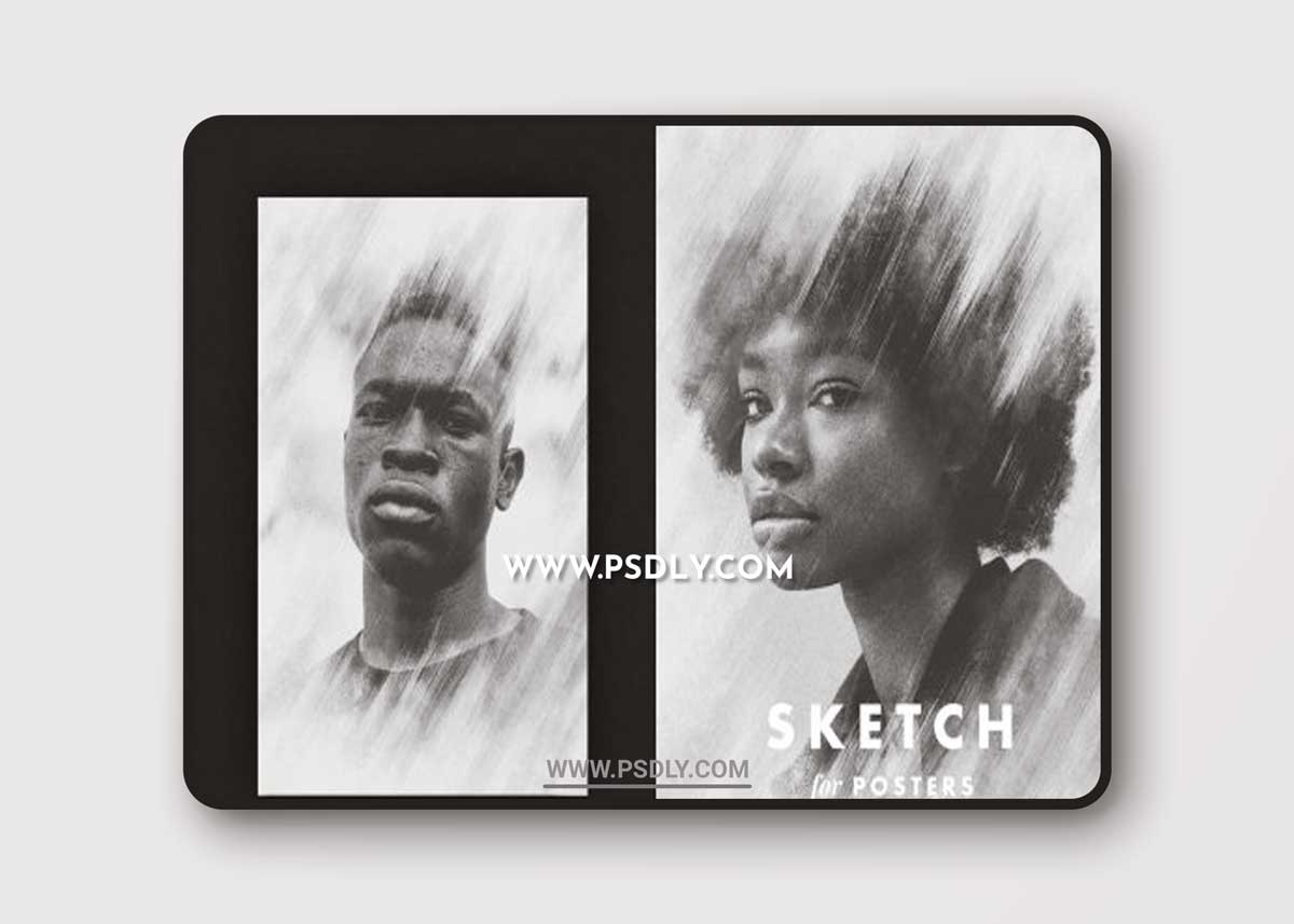 Smudged Pencil Effect for Posters