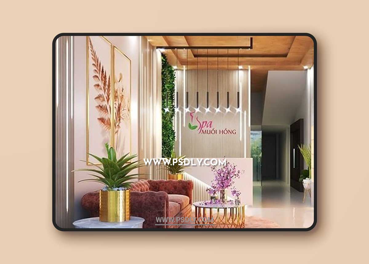 Spa Scene Sketchup By XuanKhanh 3D Models