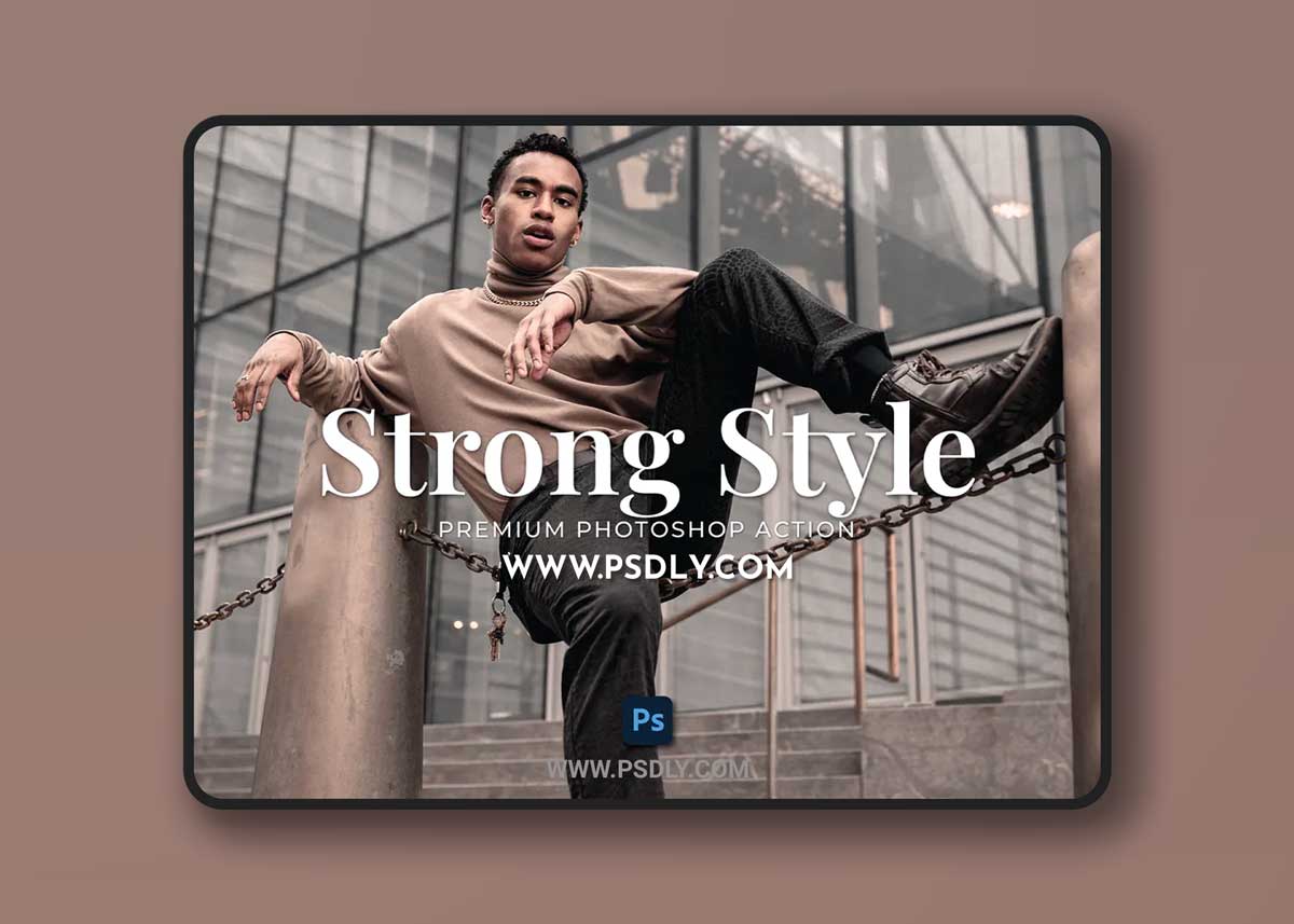 Strong Style Photoshop Action