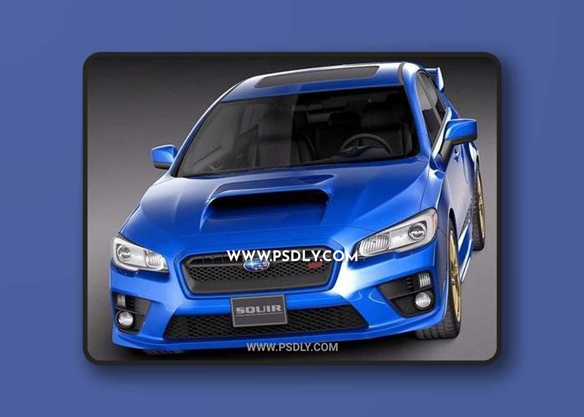 Subaru Impreza WRX STI 2015 3D Models