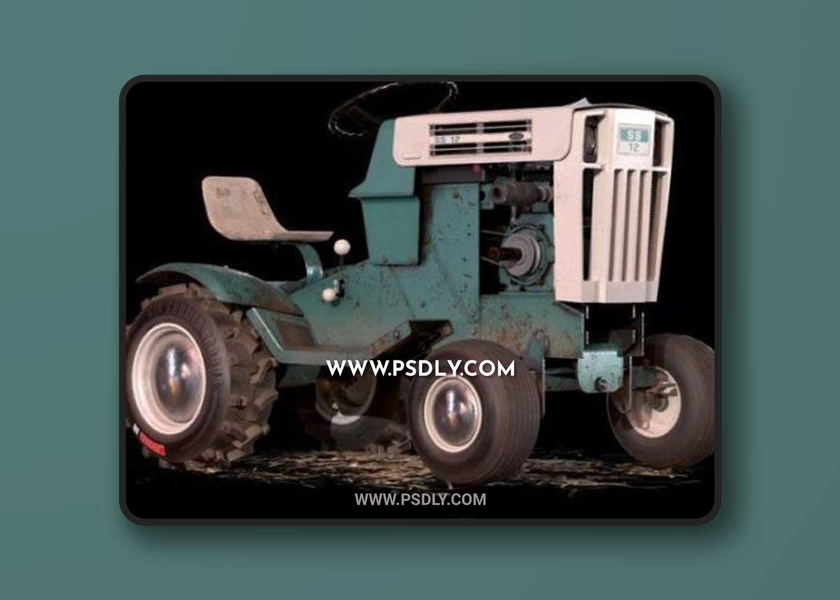 Vintage SEARS Lawn Tractor 3D Model
